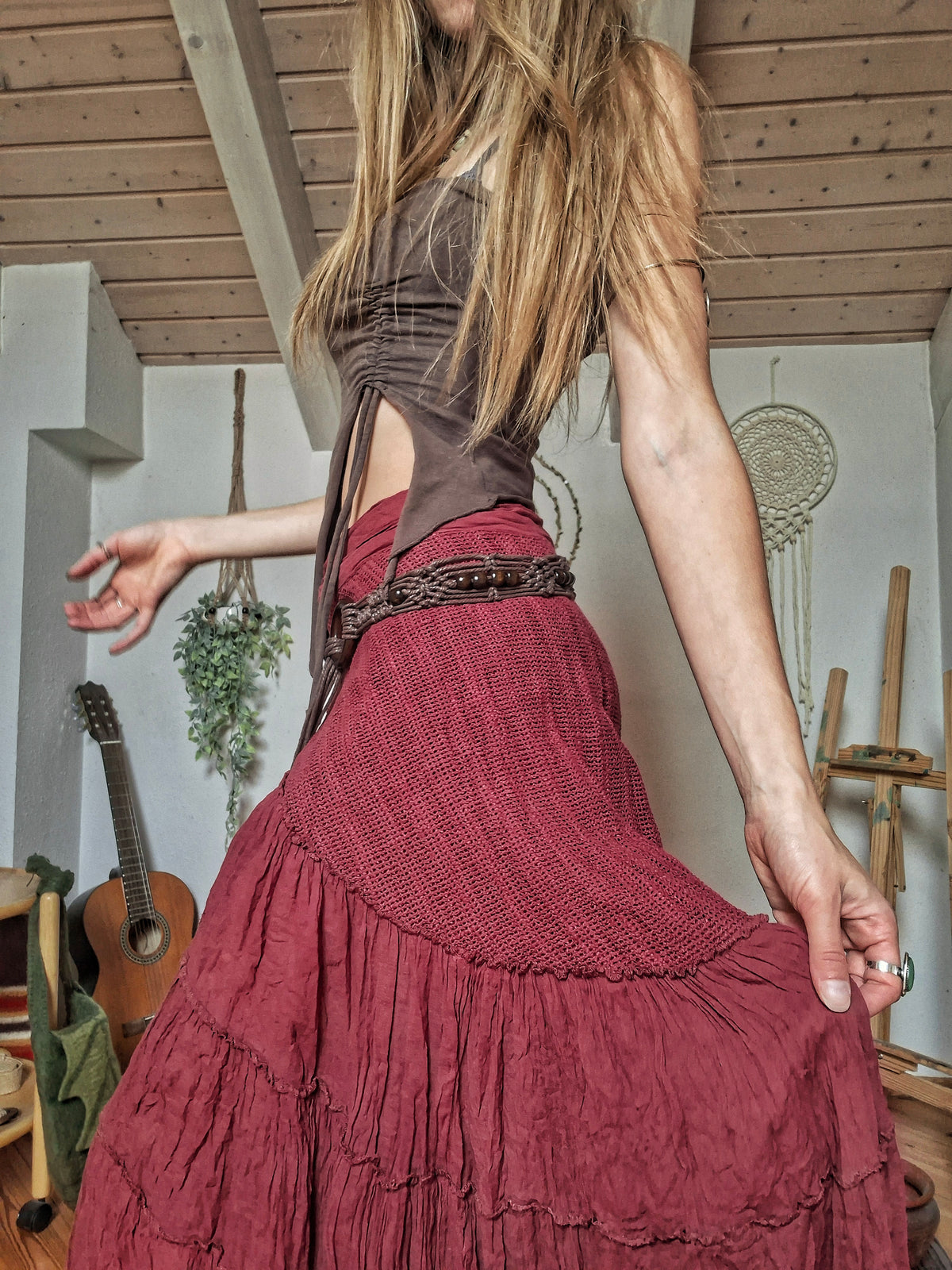 Woodland Ember Maxi Skirt