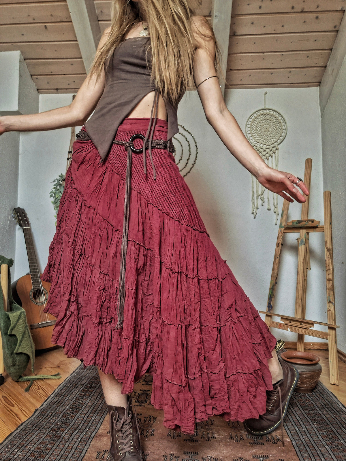 Woodland Ember Maxi Skirt