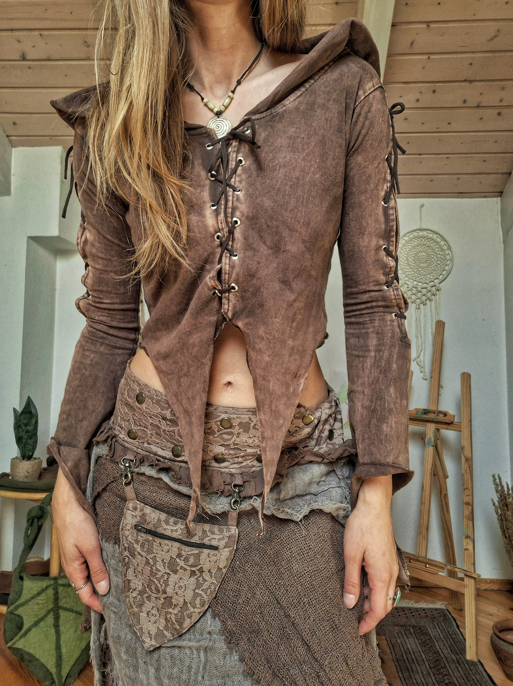 Woodland Realm Hooded Fairy Top