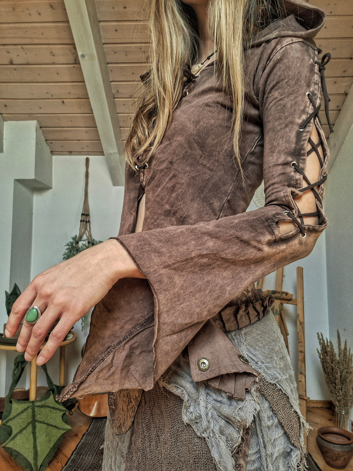 Woodland Realm Hooded Fairy Top