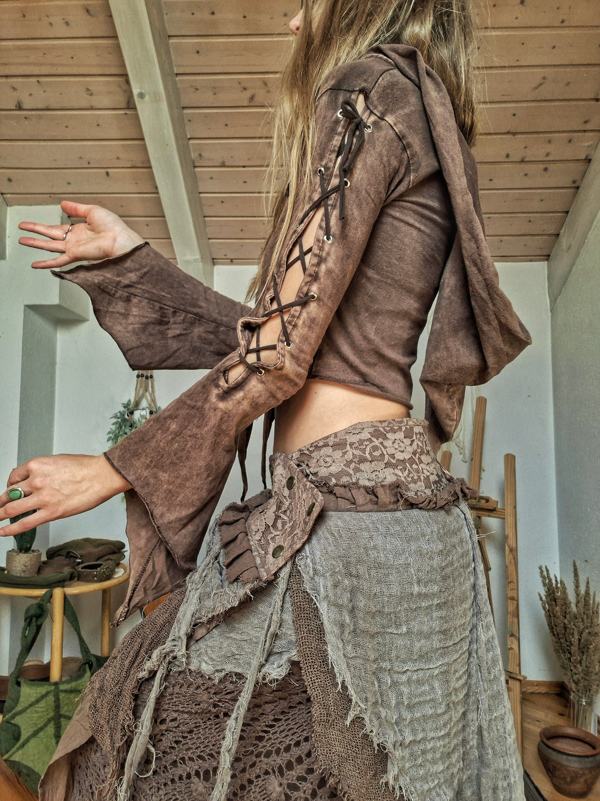 Woodland Realm Hooded Fairy Top