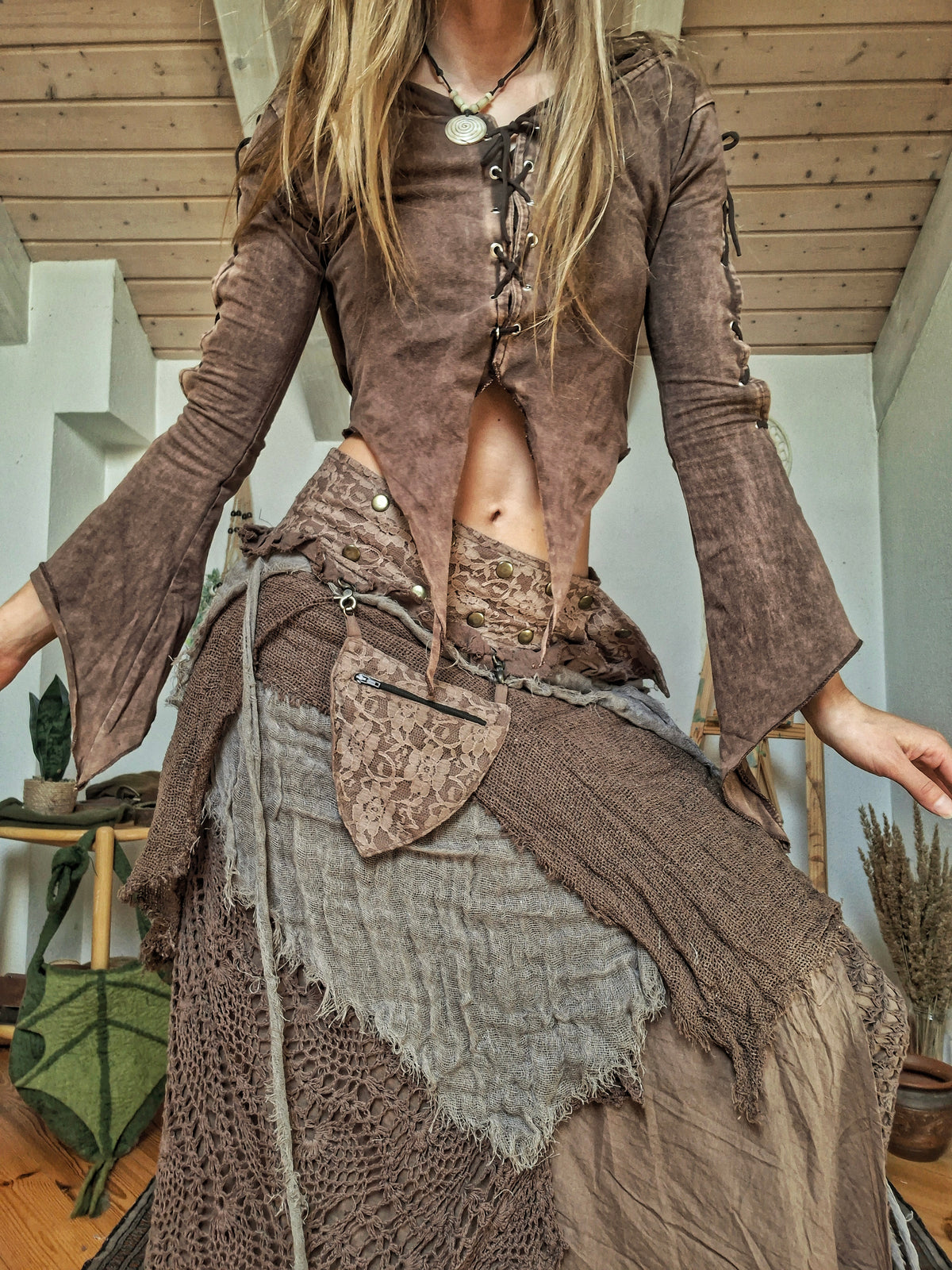 Woodland Realm Hooded Fairy Top