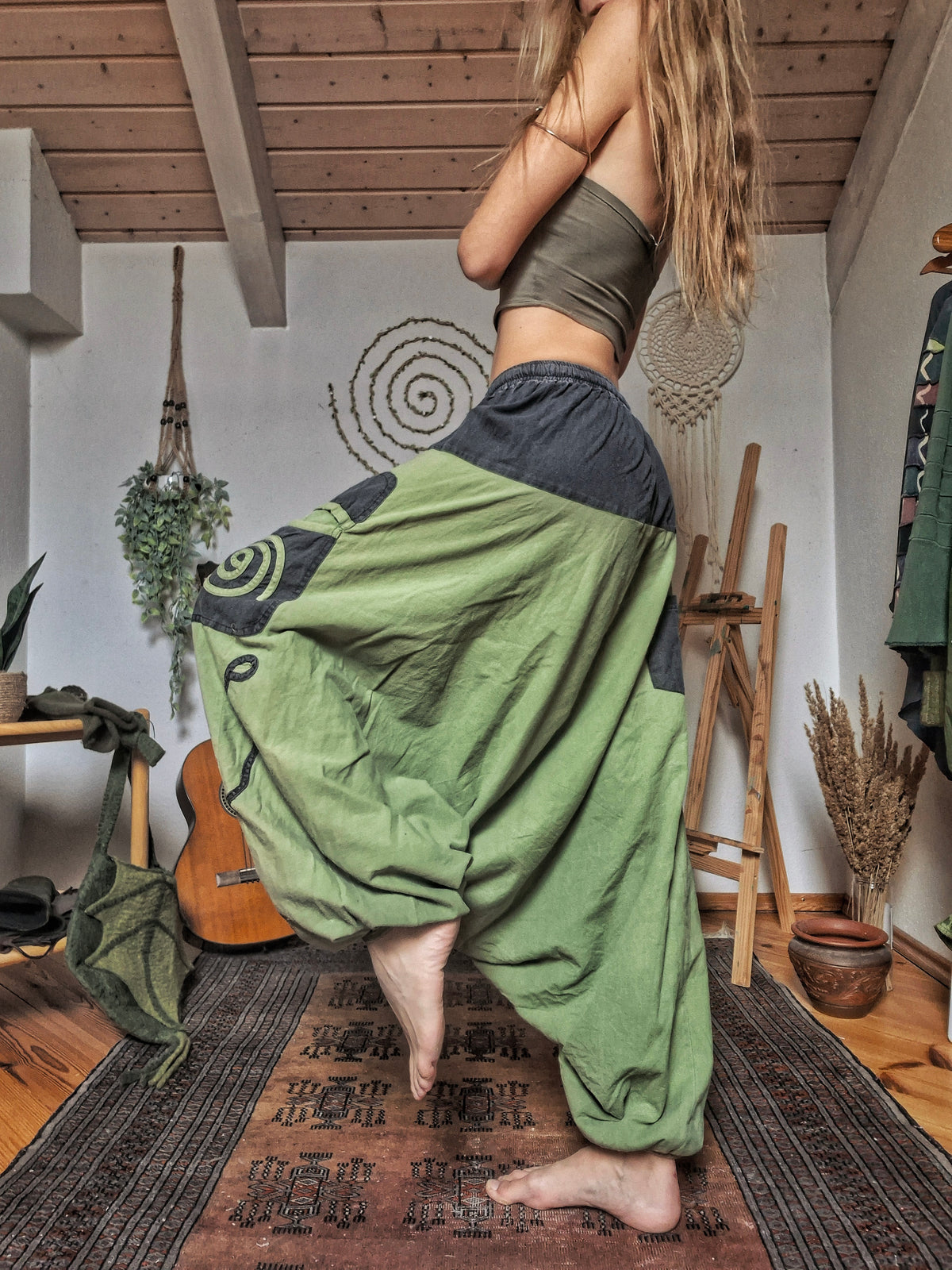 Earth Spiral Harem Trousers