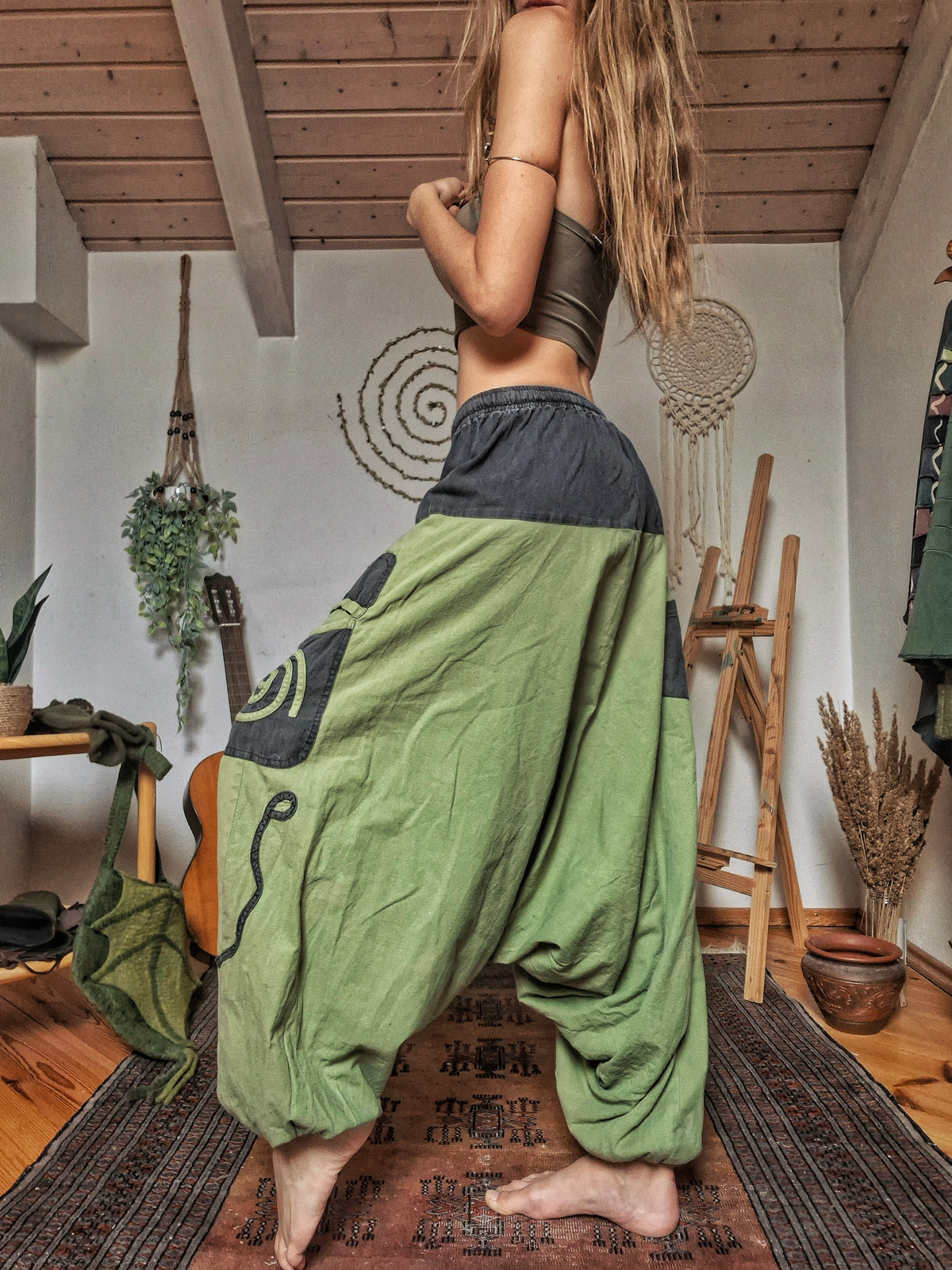 Earth Spiral Harem Trousers