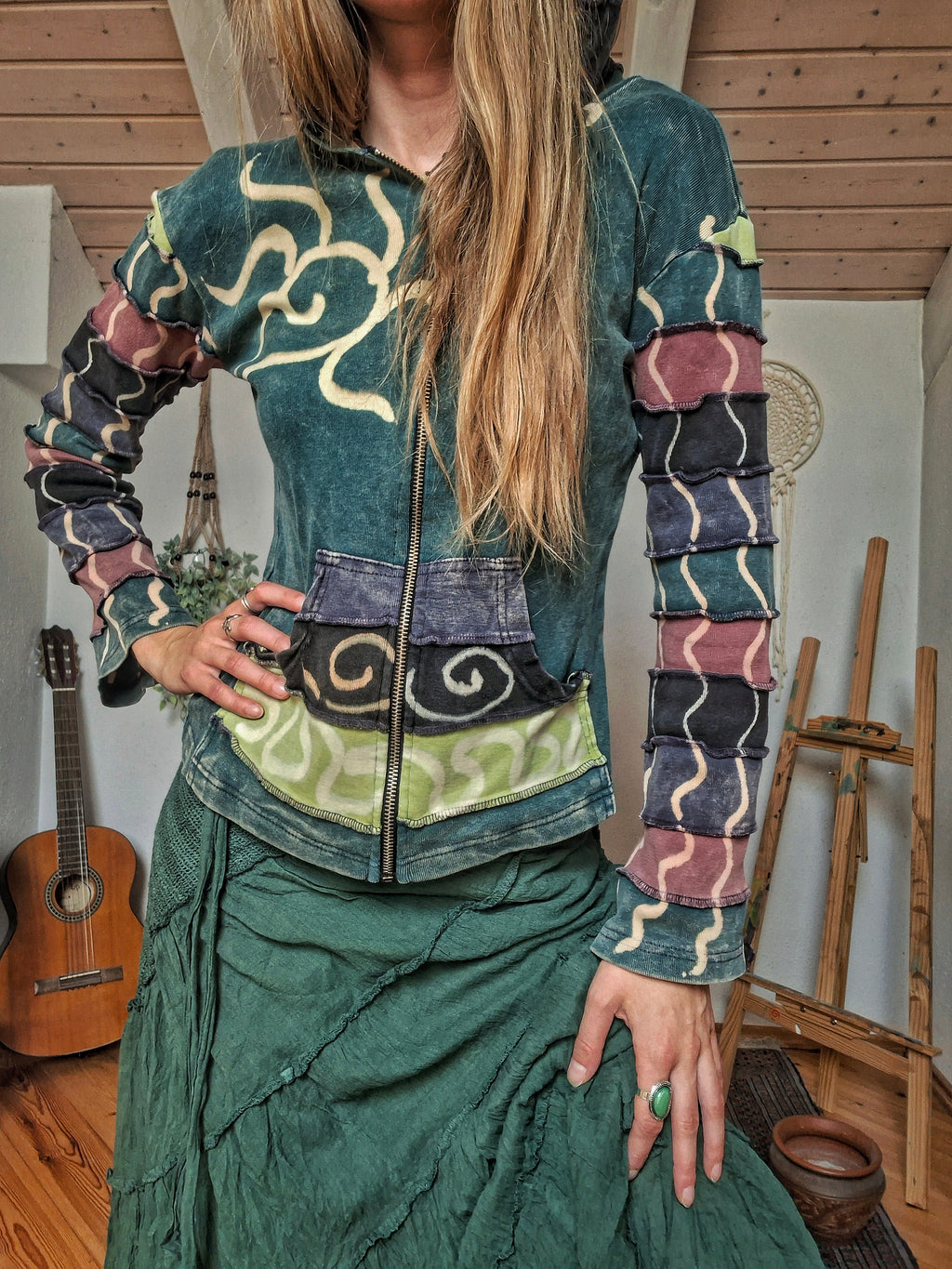 Woodland Patchwork Fairy Hoodie