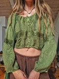 The Heirloom of the Woodland Kingdom • Embroidered Fairy Blouse