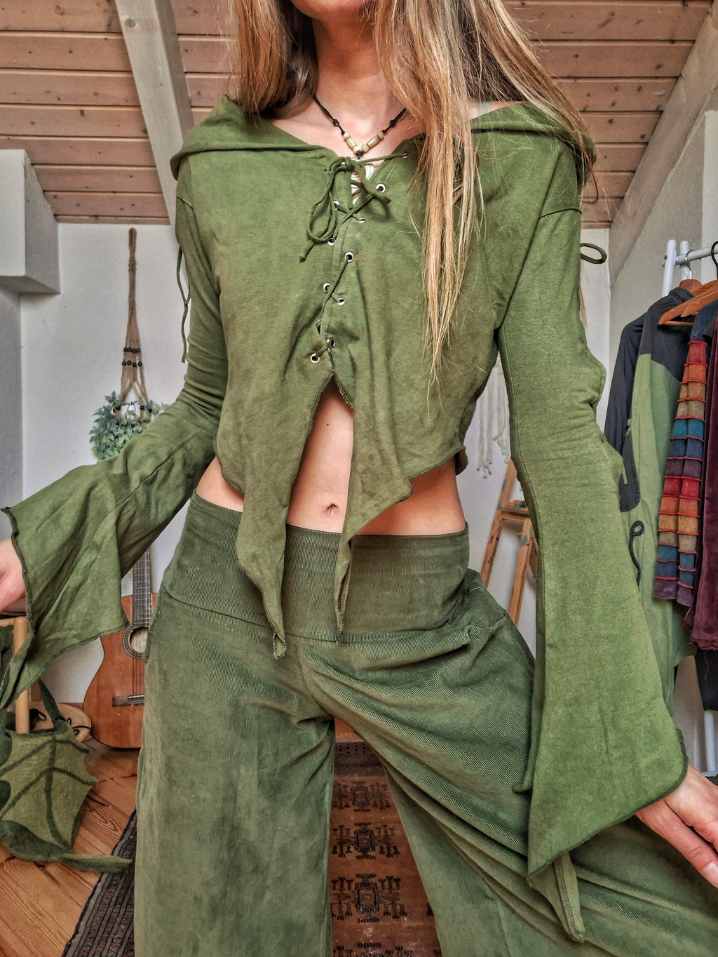 Wild Forest Hooded Top