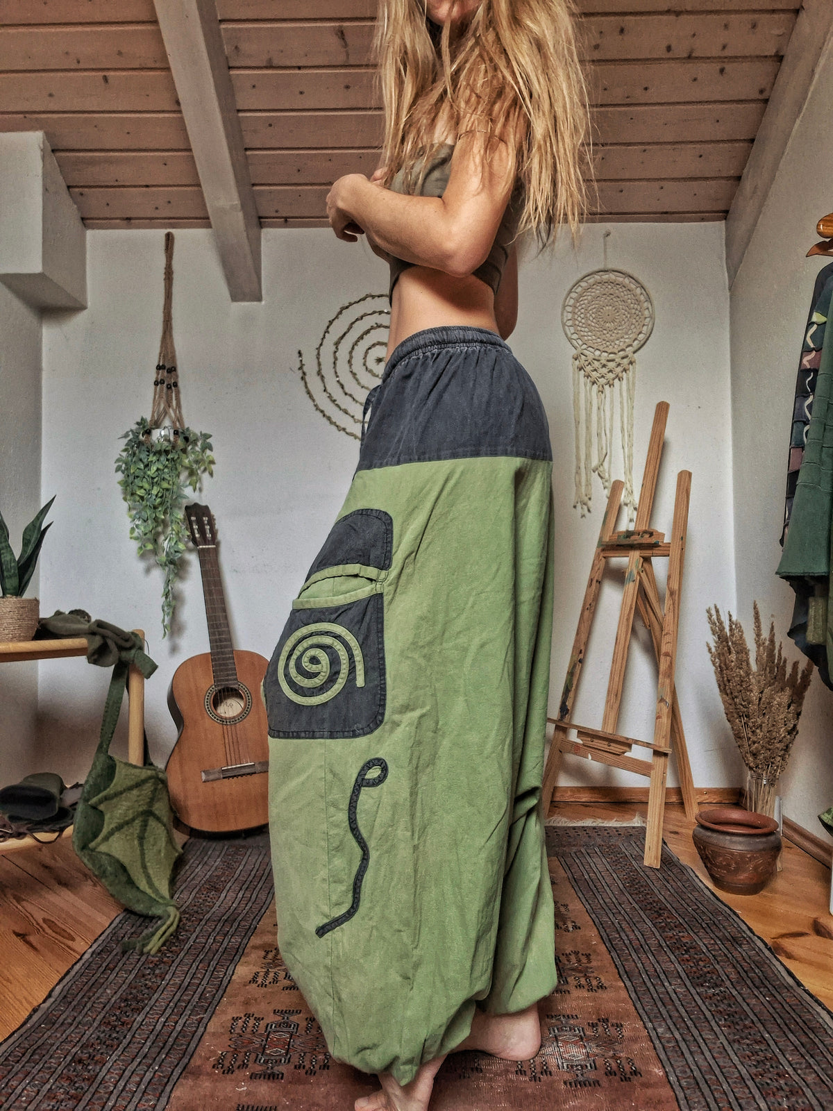 Earth Spiral Harem Trousers