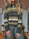Mystical Forest 90s Knit Wool Jumper