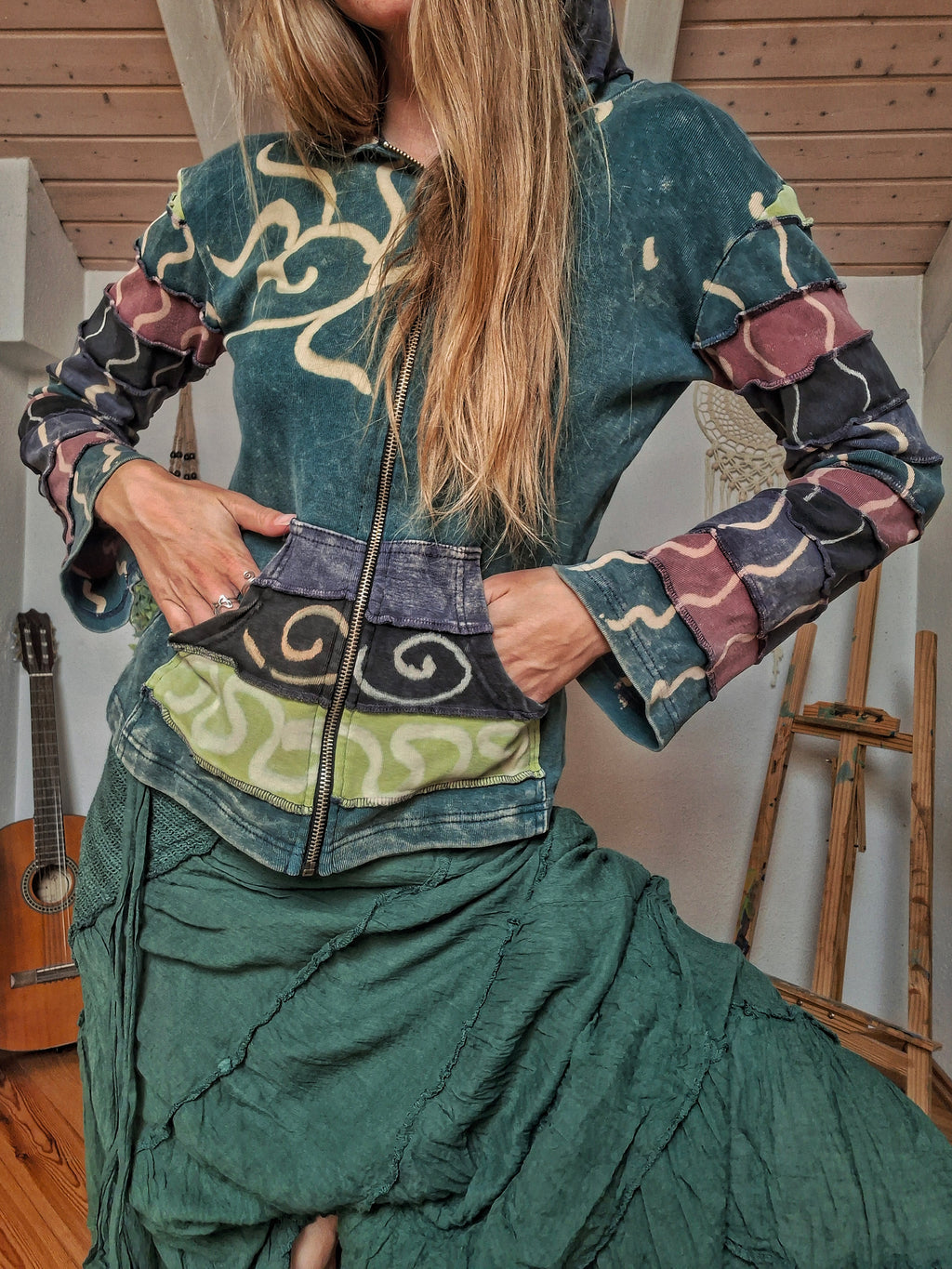 Woodland Patchwork Fairy Hoodie
