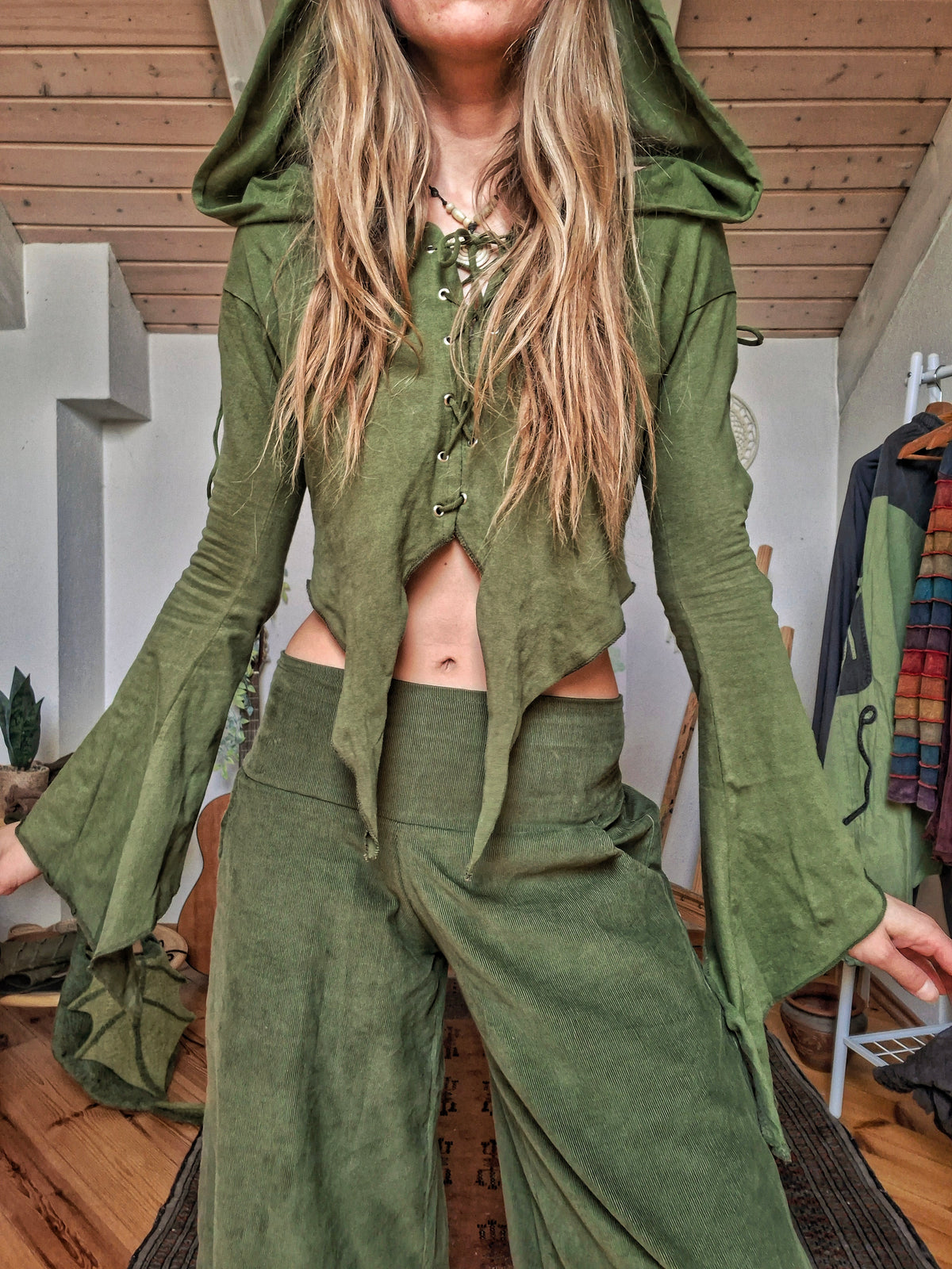 Wild Forest Hooded Top