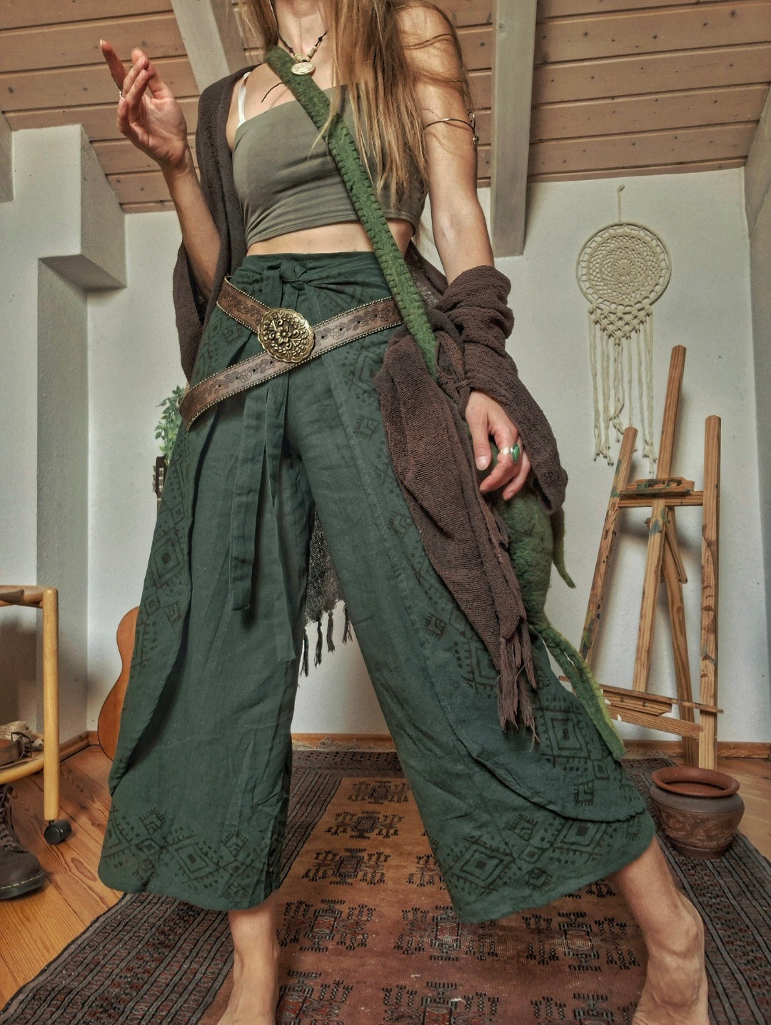 Forest Wanderer Wrap Trousers