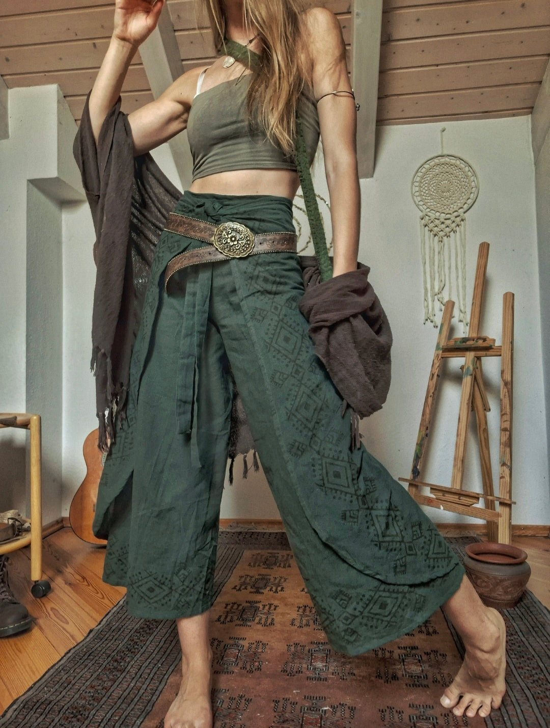 Forest Wanderer Wrap Trousers