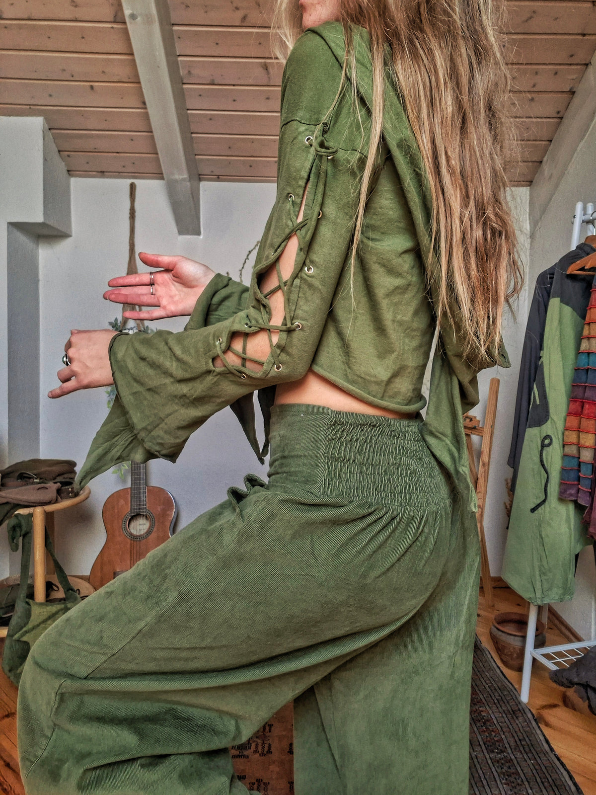 Wild Forest Hooded Top