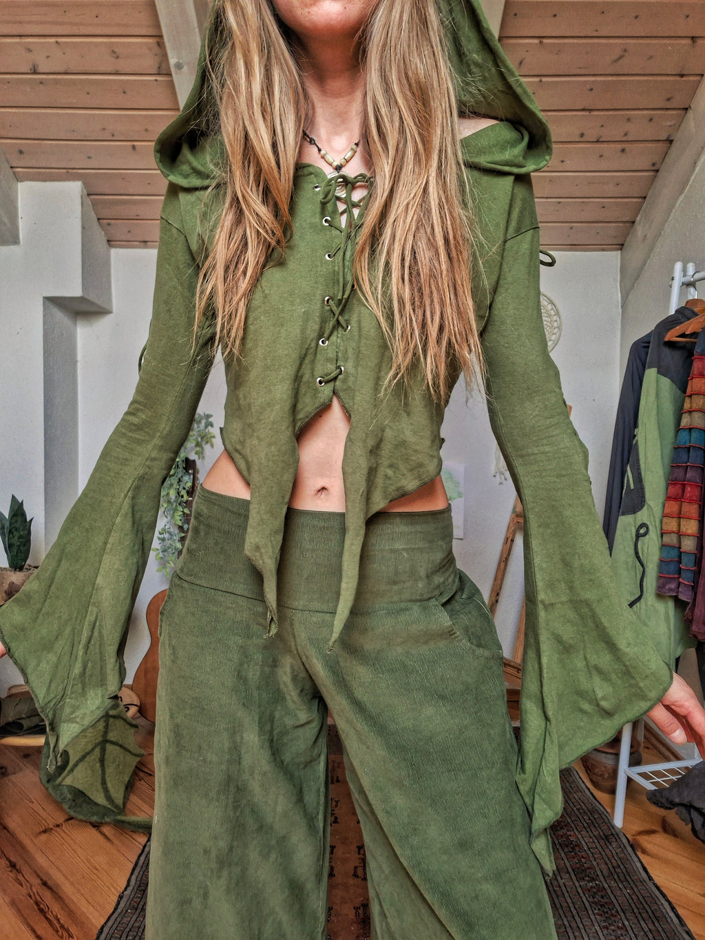 Wild Forest Hooded Top