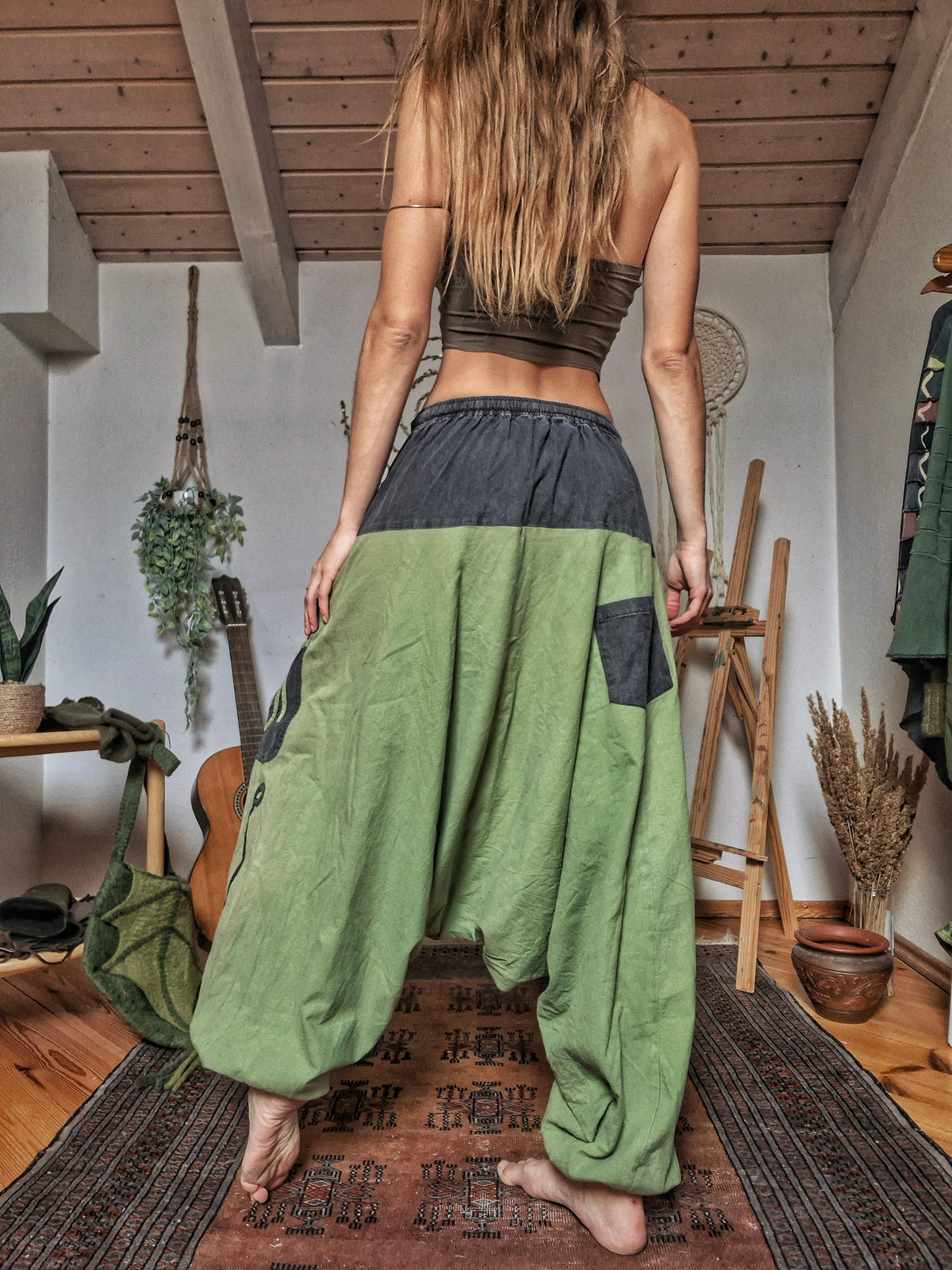 Earth Spiral Harem Trousers