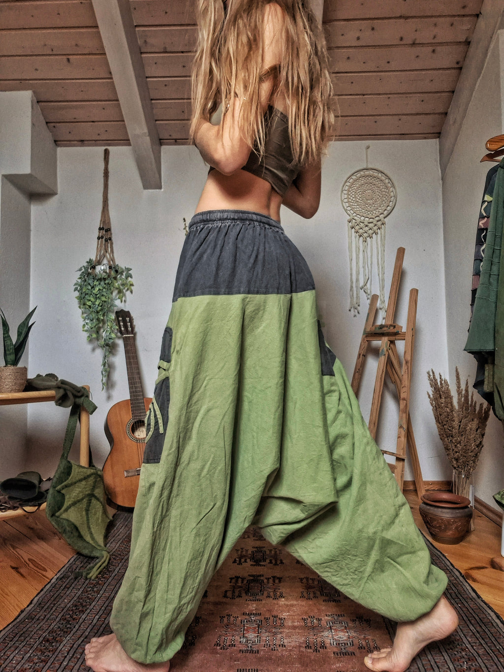 Earth Spiral Harem Trousers
