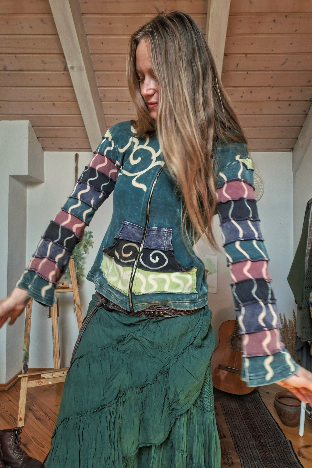 Woodland Patchwork Fairy Hoodie