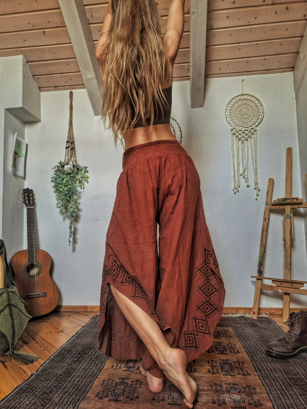 Tribal Earth Wide Leg Trousers